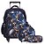 Kit Mochila Infantil Menino Batman Rodinha 3D Com Lancheira - Imagem 1