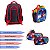 Kit Mochila Infantil Costas Menino Sonic 3D + Lancheira - Imagem 6