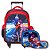Kit Mochila Infantil Sonic Rodinha 3D Masculina + Lancheira - Imagem 1