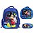Kit Mochila Infantil Masculina Mickey 3D Costas Tam G Creche - Imagem 1