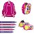 Kit Mochila Infantil Feminina Princesas 3D Costas Tam G - Imagem 6