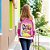 Kit Mochila Infantil Feminina Princesas 3D Costas Tam G - Imagem 5