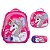 Kit Mochila Infantil Feminina Unicórnio 3D Costas Toys 2U - Imagem 1