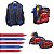 Kit Mochila Infantil Masculina Carros 3D Costas + Lancheira - Imagem 6