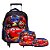 Kit Mochila Infantil Masculina Rodinha Carros 3D + Lancheira - Imagem 1