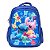 Mochila Infantil Escolar Stitch Estampa 3D Costas Tam G Azul - Imagem 1