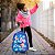Mochila Infantil Masculina Stitch 3D Rodinha Tam G Cor Azul - Imagem 5
