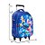 Mochila Infantil Masculina Stitch 3D Rodinha Tam G Cor Azul - Imagem 4