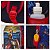Mochila Infantil Masculina Homem De Ferro 3D Costas Toys 2U - Imagem 6