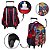 Mochila Infantil Homem De Ferro Rodinha 3D Creche Escola - Imagem 3