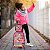 Kit Mochila Infantil Feminina Barbie Rodinha Tam G Cor Rosa - Imagem 5