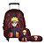 Kit Mochila Infantil Rodinha Naruto Anime Tam G + Lancheira - Imagem 1