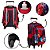 Mochila Infantil Masculina Homem Aranha Rodinhas Tam G 3D - Imagem 3