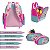 Kit Mochila Infantil Feminina Flamingo Costas Com Lancheira - Imagem 6