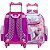 Kit Mochila Infantil Feminina Sereia Rodinhas Passeio Creche - Imagem 6