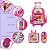 Kit Mochila Infantil Escolar LOL Rodinhas Com Lancheira - Imagem 3