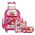 Kit Mochila Infantil Escolar LOL Rodinhas Com Lancheira - Imagem 1