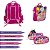 Kit Mochila Infantil Feminina Barbie Princesa Tam G Costas - Imagem 6