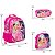 Kit Mochila Infantil Feminina Barbie Princesa Tam G Costas - Imagem 4