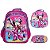 Kit Mochila Infantil Feminina Minnie Mouse 3D Com Lancheira - Imagem 1