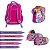 Kit Mochila Infantil Feminina Minnie Mouse 3D Com Lancheira - Imagem 6