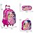 Kit Mochila Infantil Barbie Princesa Rodinha Com Lancheira - Imagem 4