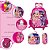 Kit Mochila Infantil Barbie Princesa Rodinha Com Lancheira - Imagem 3