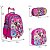 Kit Mochila Infantil Minnie 3D Rodinhas Com Lancheira Estojo - Imagem 4