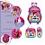 Kit Mochila Infantil Feminina Lol 3D Rodinhas Com Lancheira - Imagem 3
