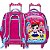 Kit Mochila Infantil Feminina Lol 3D Rodinhas Com Lancheira - Imagem 6