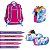 Kit Mochila Infantil Feminina Frozen 3D Costas Reforçada - Imagem 6
