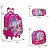 Kit Mochila Infantil Feminina Rodinha Lol 3D Reforçada - Imagem 4