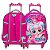 Kit Mochila Infantil Feminina Rodinha Lol 3D Reforçada - Imagem 6