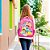 Kit Mochila Infantil Menina Princesas 3D Costas Reforçada - Imagem 5