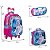 Kit Mochila Infantil Frozen Rodinhas 3D Lancheira Estojo - Imagem 4