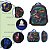 Kit Mochila Infantil Masculina Jurassic Park 3D Costas G - Imagem 3