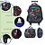 Kit Mochila Infantil Menino Jurassic Park 3D Rodinhas Tam G - Imagem 3