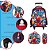 Kit Mochila Infantil De Rodinha Dragon Ball 3D Com Lancheira - Imagem 3