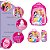 Kit Mochila Infantil Feminina Princesas 3D Costa + Lancheira - Imagem 3