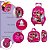 Kit Mochila Infantil Minnie Rodinhas 3D Com Lancheira Rosa - Imagem 3