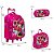 Kit Mochila Infantil Minnie Rodinhas 3D Com Lancheira Rosa - Imagem 4