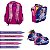 Kit Mochila Infantil Frozen Costas 3D Lancheira Estojo - Imagem 6