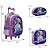 Kit Mochila Infantil Menina Frozen 3D Rodinha Com Lancheira - Imagem 4