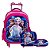Kit Mochila Infantil Menina Frozen Rodinhas 3D + Lancheira - Imagem 1