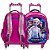 Kit Mochila Infantil Menina Frozen Rodinhas 3D + Lancheira - Imagem 6