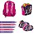 Kit Mochila Infantil Feminina Frozen 3D Com Lancheira Estojo - Imagem 6