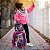 Kit Mochila Escolar Rodinhas Frozen 3D Com Lancheira Rosa - Imagem 5