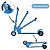 Patinete Infantil 3 Rodas Turma Do Problems Dobravel Toys 2U - Imagem 4