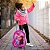 Mochila Infantil Feminina Rodinha Frozen 3D Led Frontal - Imagem 5
