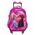 Mochila Infantil Feminina Rodinha Frozen 3D Led Frontal - Imagem 1